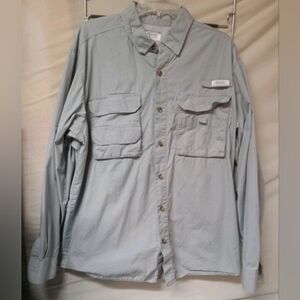 Gander Mountain Gray Mesh Fishing Shirt